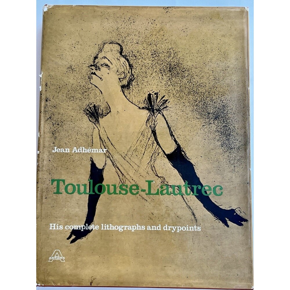 1st addition 1965 Toulouse-Lautrec Complete Lithographs and Drypoints Jean Adhem